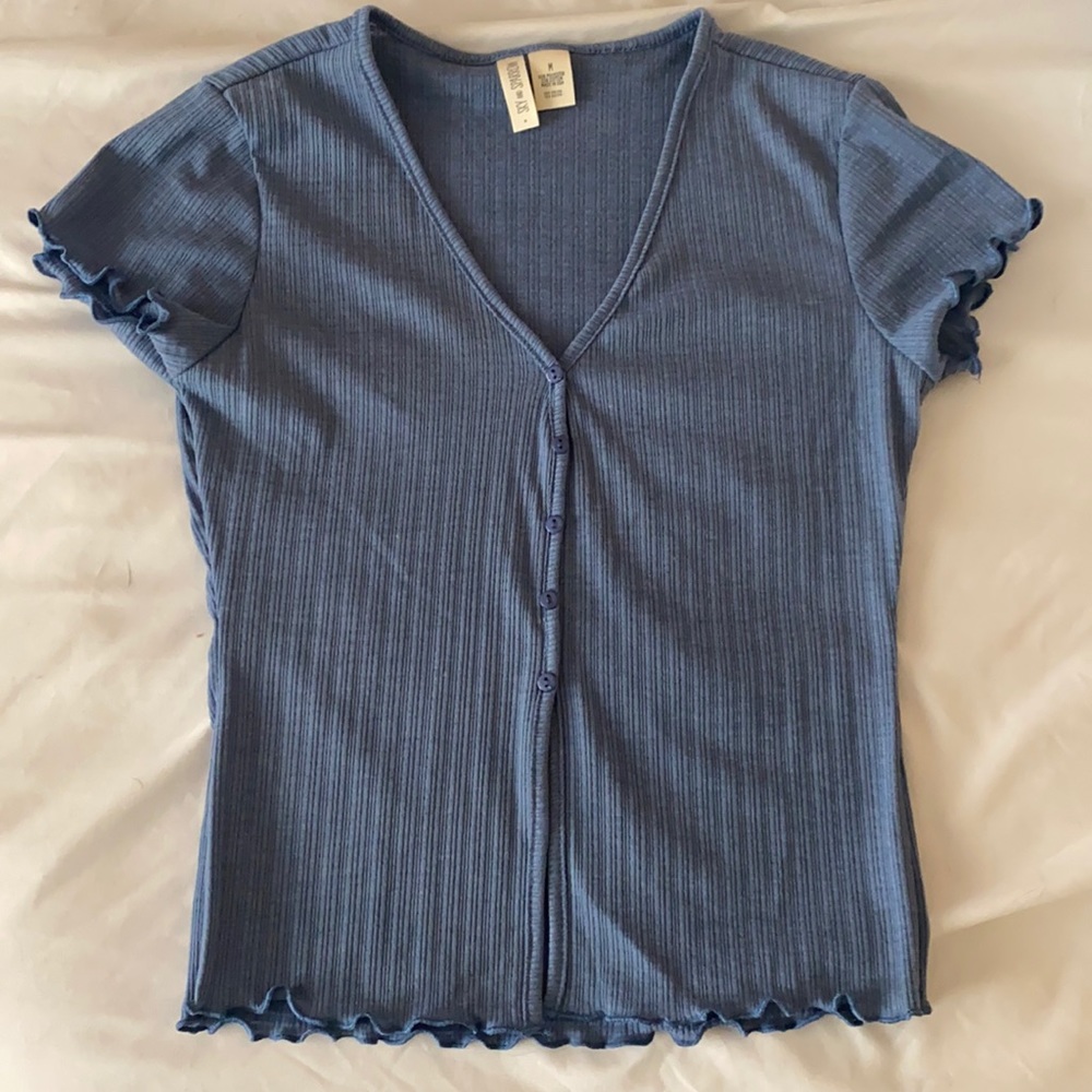 PacSun Blue Crop Top
